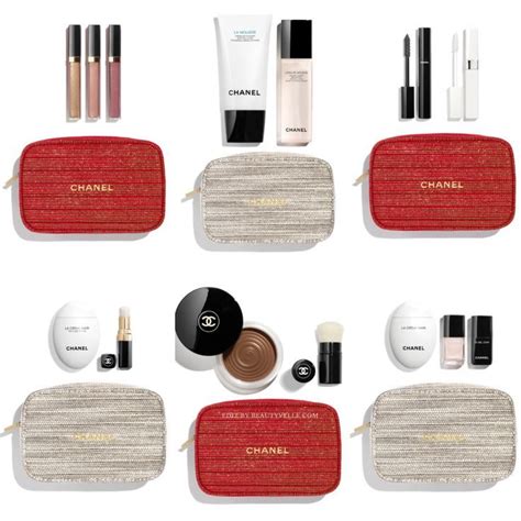 chanel gift set skincare|chanel tweed makeup gift set.